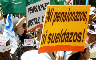 USO exige la derogación de la reforma de las pensiones de 2011 y las leyes que la desarrollan