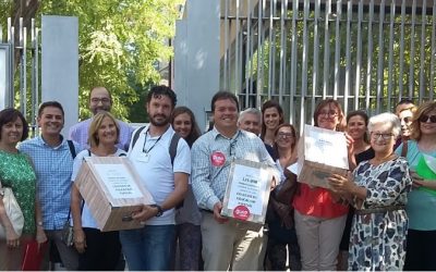 150.000 Firmas entregadas contra el cierre de los colegios de educación especial