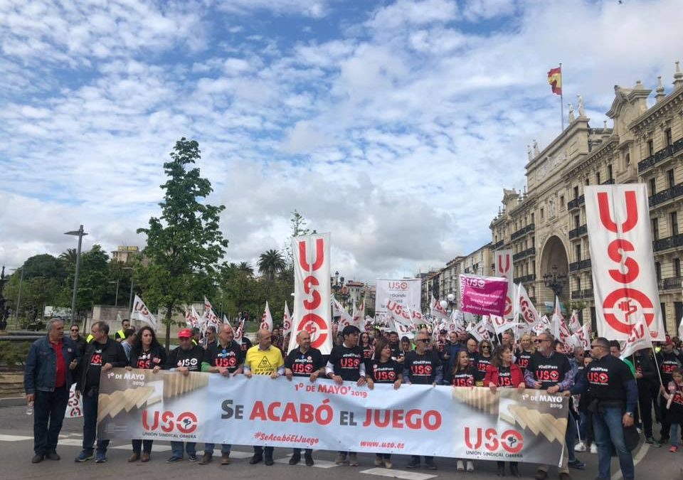 Manifestación del 1 de Mayo en Santander