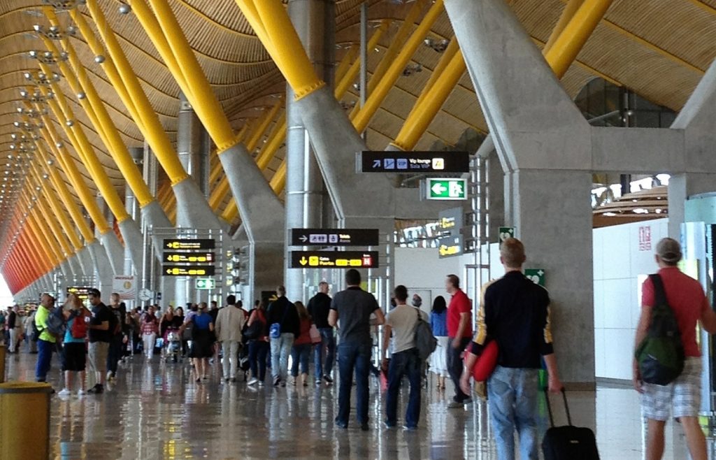 Terminal T4 del Aeropuerto Madrid BarajasAdolfo Suárez USO Madrid
