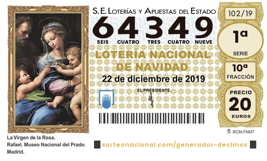 Ya está disponible la lotería de Navidad de USO-Madrid