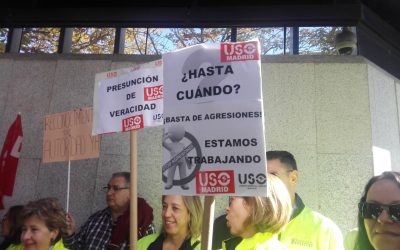 Un centenar de trabajadores del SER reclaman el reconocimiento de autoridad pública
