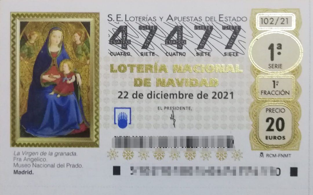 Ya está disponible la lotería de Navidad 2021 de USO-Madrid