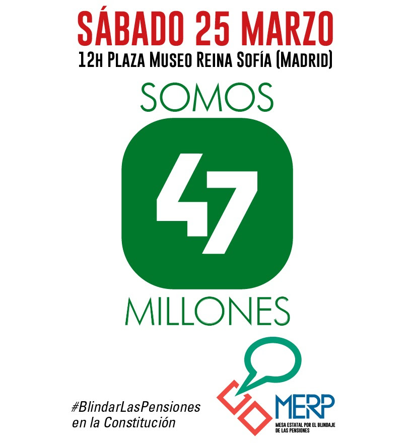 Décimo aniversario de la MERP: sábado25 de marzo en la plaza del Reina Sofía