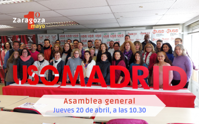 Presentación de la campaña del Primero de Mayo en USO-Madrid: jueves 20 de abril (10,30 h.)