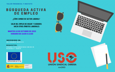 Taller de búsqueda activa de empleo de USO-Madrid
