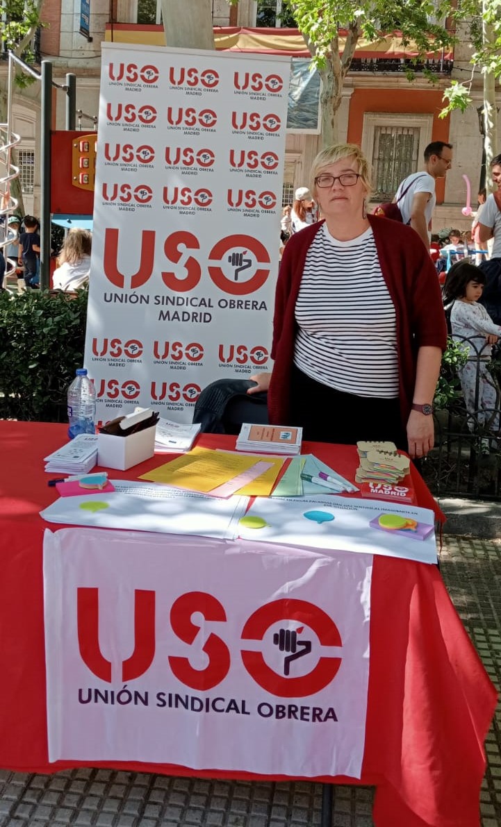 USO-Madrid participó en la Feria de Entidades Sociales de Chamberí