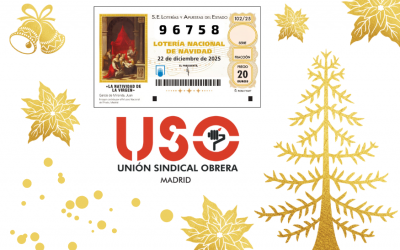 Ya está disponible la Lotería de Navidad de USO-Madrid