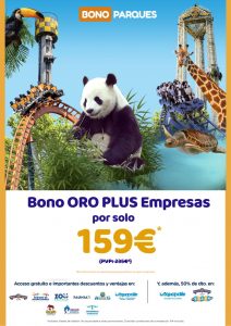 Bono Parques Oro Plus Empresas 2026: Ahórrate 76 € sobre la tarifa normal
