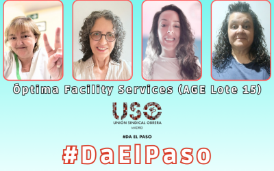 USO-Madrid Servicios entra con fuerza en Óptima Facility Services (limpieza AGE Lote 15)